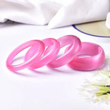 Natural Pink Opal Bracelet Wide Women's Bracelet