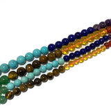 7 Chakras Stone Beads for Jewelry Making DIY Bracelet Necklace