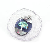 Abalone Shell Round Pendant for DIY Charm Jewelry, Women Accessories