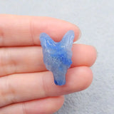 Aventurine Carved Wolf Head Necklace Pendant Bead