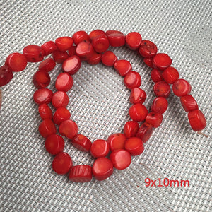 Natural Coral Beads 9-10mm Irregular Loose Beads for Jewelry Making