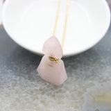 Natural Stone Faceted Slabs Perfume Bottle Pendant Necklaces
