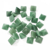 Green Aventurine Pyramid Gemstone Chakra Sandstone Ornament Home Statue