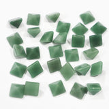 Green Aventurine Pyramid Gemstone Chakra Sandstone Ornament Home Statue
