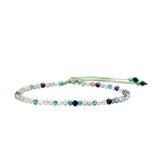 Green Fluorite Amethyst Beaded Bracelets for Women