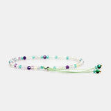Green Fluorite Amethyst Beaded Bracelets for Women