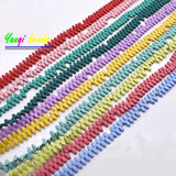 Natural Hematite Beads 5x2mm 2 Holes Rhombus Spacer DIY Bracelets