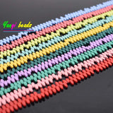 Natural Hematite Beads 5x2mm 2 Holes Rhombus Spacer DIY Bracelets