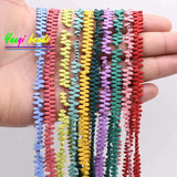 Natural Hematite Beads 5x2mm 2 Holes Rhombus Spacer DIY Bracelets