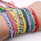 Natural Hematite Beads 5x2mm 2 Holes Rhombus Spacer DIY Bracelets