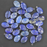 Lapis Lazuli Faceted Necklace Pendants 12Pcs