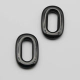 Geometric Circle Natural Stone Earrings 6Pcs