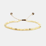 Natural Stone Shell Beaded Bracelets for Women Luck Rope Chain Bracelet