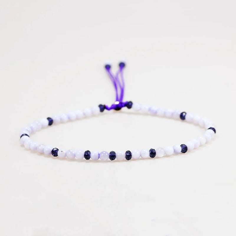 Natural Stone Shell Beaded Bracelets for Women Luck Rope Chain Bracelet