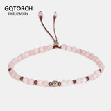 Natural Stone Shell Beaded Bracelets for Women Luck Rope Chain Bracelet