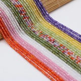 Small Faceted Spinel 2x3mm Bead Colorful Loose Beads for Jewelry Making