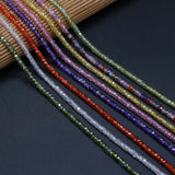 Small Faceted Spinel 2x3mm Bead Colorful Loose Beads for Jewelry Making
