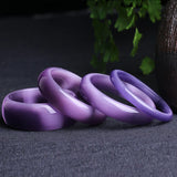 Natural Violet Opal Bracelet Women's Amethyst Jade Bracelet