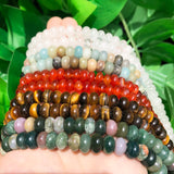 Moonstone Tiger Eye Amazonite Stone Beads 15''