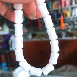 Natural Hetian Jade Bamboo Joint Bangle Bracelet