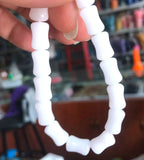 Natural Hetian Jade Bamboo Joint Bangle Bracelet