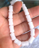 Natural Hetian Jade Bamboo Joint Bangle Bracelet