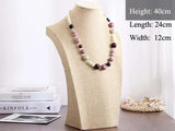 Natural Jewelry Display Necklace Holder Shelf Bust