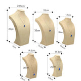 Natural Jewelry Display Necklace Holder Shelf Bust