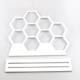 Natural Wood Earring Display Stand Holds 9 Earrings