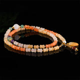 Natural Xinjiang Golden Silk Jadeite Bangle Bracelet Men Women Accessories