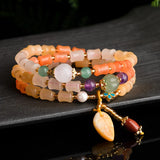 Natural Xinjiang Golden Silk Jadeite Bangle Bracelet Men Women Accessories