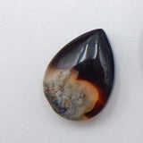 Natural Agate Rectangle Cabochon Pendant, 19x13x5mm, 14x10x5mm