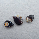 Natural Agate Rectangle Cabochon Pendant, 19x13x5mm, 14x10x5mm