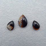 Natural Agate Rectangle Cabochon Pendant, 19x13x5mm, 14x10x5mm
