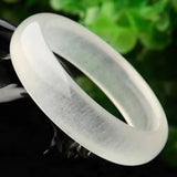 Natural Jade Ice Transparent Bracelet Bangle Lucky Jewelry