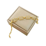 Letter Choker Exaggerated Chains Necklace for Women Girls