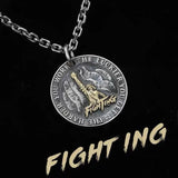 Men's Hip-hop Necklace Round Pendant Jewelry
