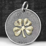 Men's Hip-hop Retro Round Pendant Necklace