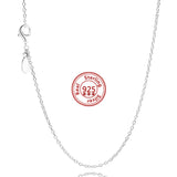 Necklace Set Pantora Charm Beads Love Rainbow Flowers For Women