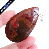 Natural Rainbow Gem Stone Beads Necklace Pendant Jewelry