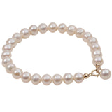 Wild Freshwater Pearl Bracelet 925 Silver Clasp