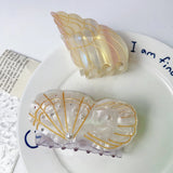 Geometric Clownfish Hairpin Ocean Series Clip