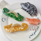 Geometric Clownfish Hairpin Ocean Series Clip