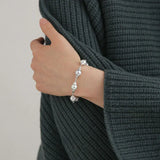 Hemp-colored Seawater Pearl Bracelet for Women