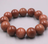 Nugget Sand Bracelet 16mm Brown Round Beads 55-58mm