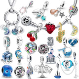 Ocean Sea Turtle Dangle Bead Fit Charms Silver 925 Bracelet Pendants