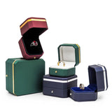 Octagonal PU Leather Box Jewelry Box Creative Ring Box Necklace Box