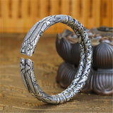 Retro Men's Silver Bracelet & Two Rings Set Jewelry Accessories