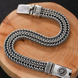 Vintage Silversmith Hand-woven Bracelet for Men