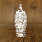 Oriental Great Sun Tathagata Buddha Pendant Men's Silver Necklace